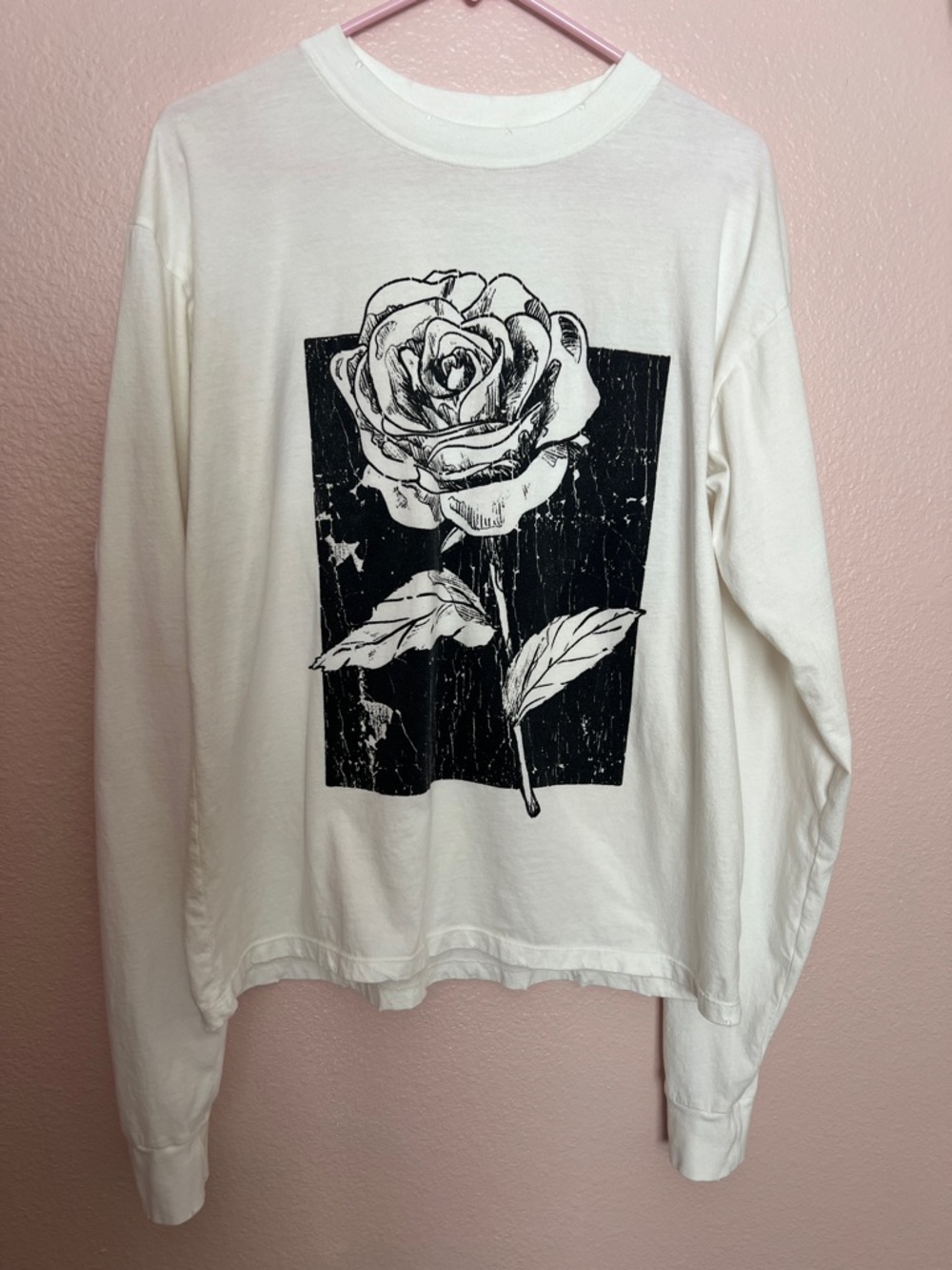 Girl Dangerous for Free People - Rose Stem Long Sleeve (Vintage White) - Picture 3 of 6